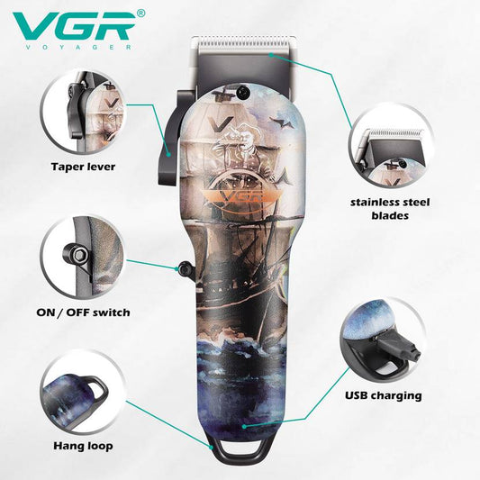 VGR Makine Rroje Mini Black-Beard Edition V-953