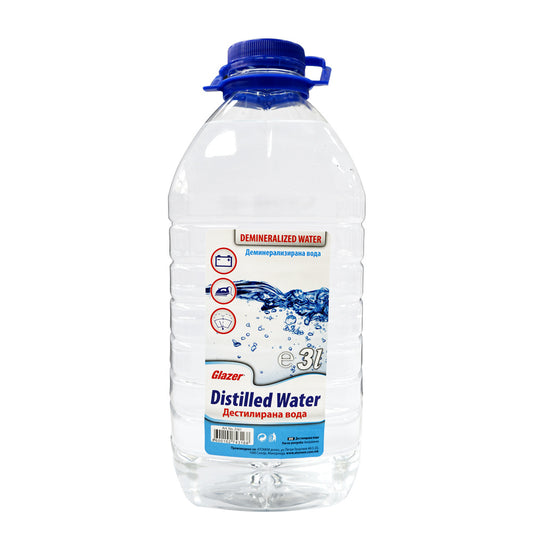 Glazer distilled water, 3L