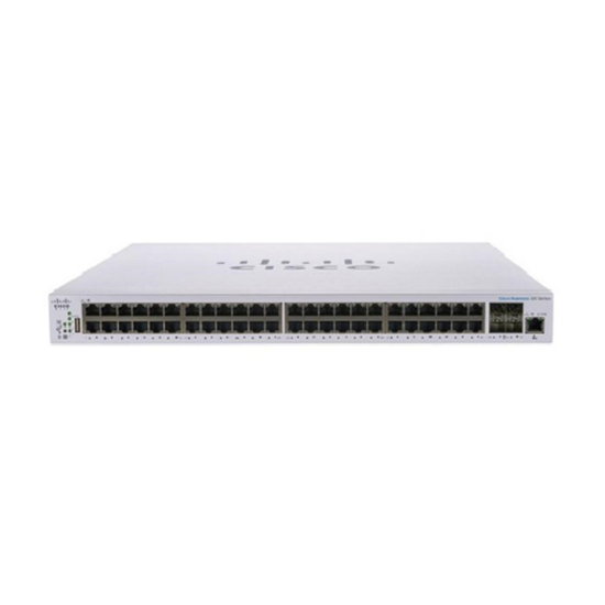 Cisco Managed Switch CBS350, 48-port GE, PoE, 4x1G