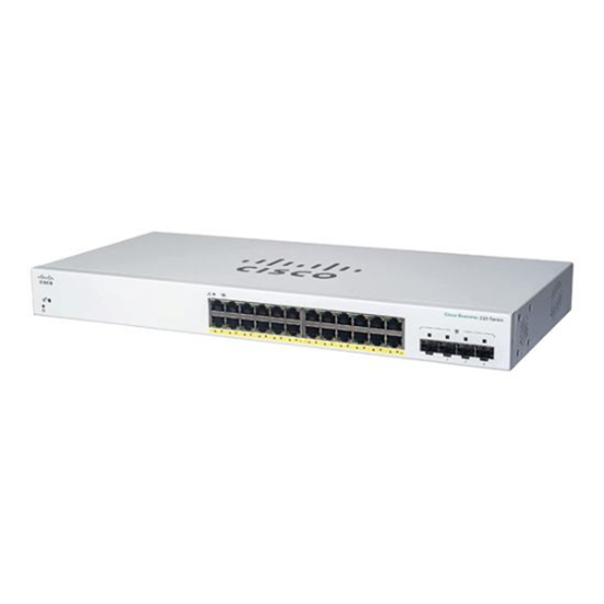Cisco Switch Smart CBS220, 24-port GE, 4x1G SFP