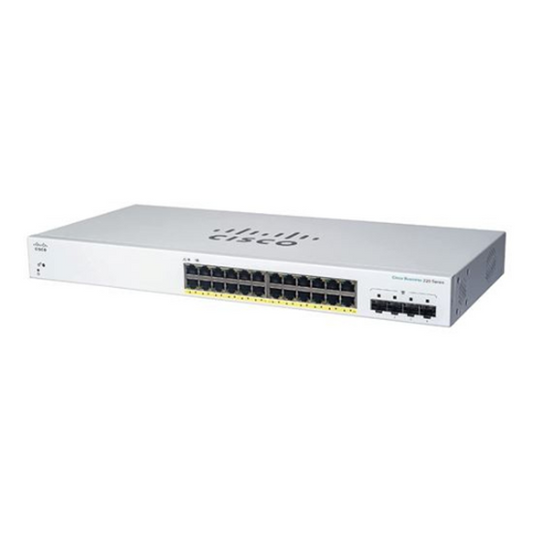 Cisco Switch Smart CBS220, 24-port GE, 4x1G SFP
