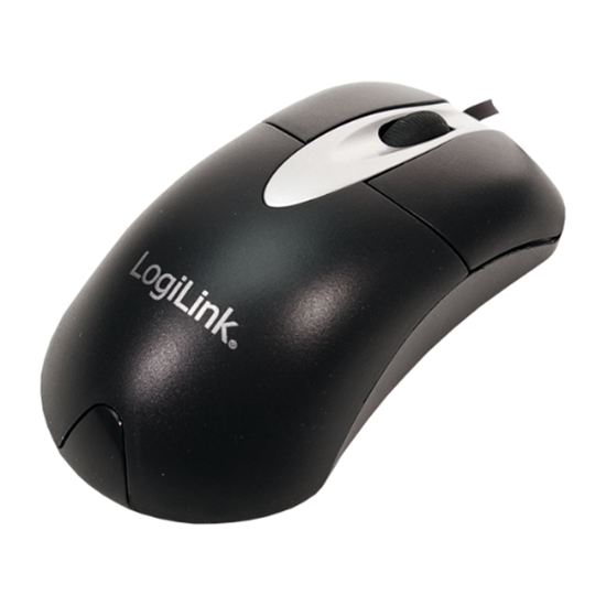 LogiLink Mouse Wired Optical 800 dpi, Black