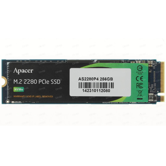 Apacer SSD, M.2, 256GB, PCIe Gen3 x4, Read: up to