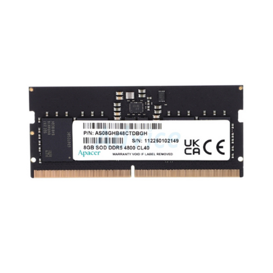 Apacer Ram, 8GB, DDR5, SODIMM NB, 4800