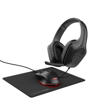 Trust Headset+Mouse+Mousepad Gaming Set Tridox, GX