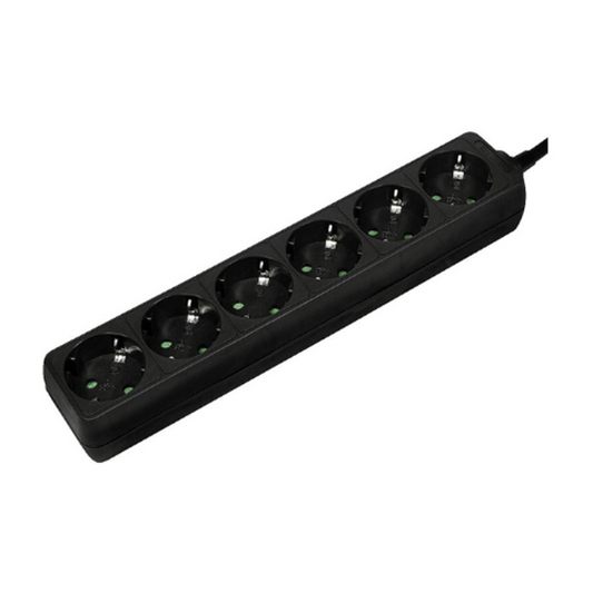 LogiLink Outlet Strip, 6 safety sockets, 1.5m