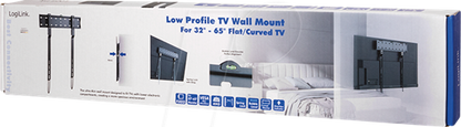 LogiLink Wall mount, 32"-65", fixed, 40 kg max, 33mm