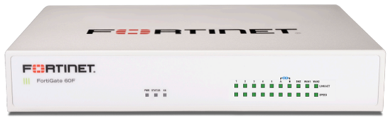 Fortinet Firewall FortiGate-60F, 10x GE RJ45 ports
