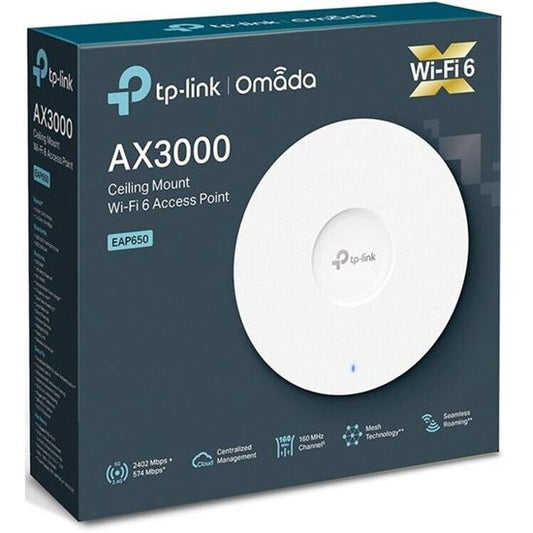 TP-Link Access Point AX3000, Ceiling Mount Wi-Fi 6