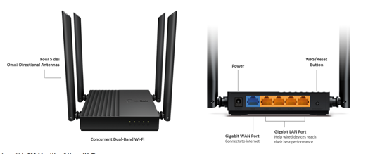 TP-Link Router AC1200 Wireless MU-MIMO, 1.2 GHz CP
