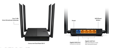 TP-Link Router AC1200 Wireless MU-MIMO, 1.2 GHz CP