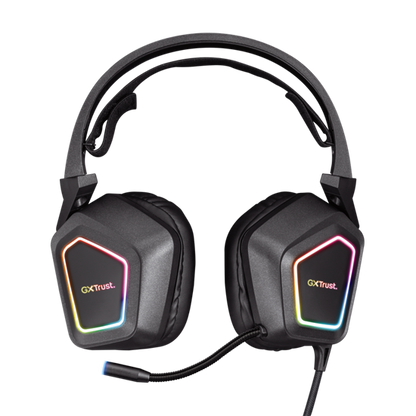 Trust Headset Gaming, GXT450, Blizz 7.1, RGB, USB