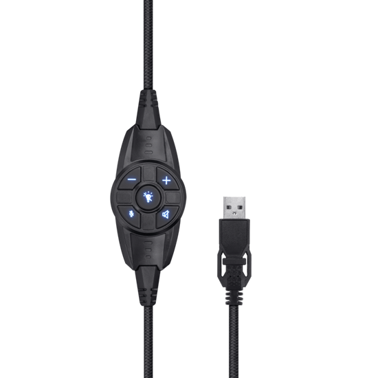 Trust Headset Gaming, GXT450, Blizz 7.1, RGB, USB