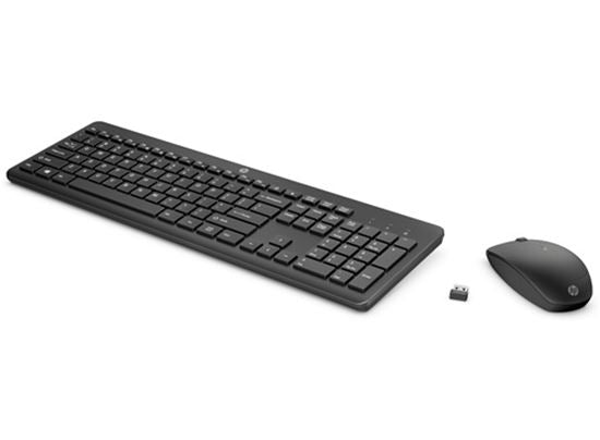 HP Keyboard & Mouse Wireless, Combo, 230