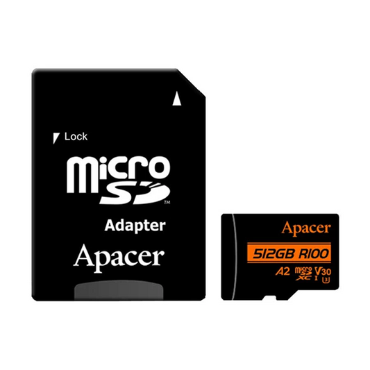 Apacer Micro SDXC 512GB, UHS-I U3 V30 A2