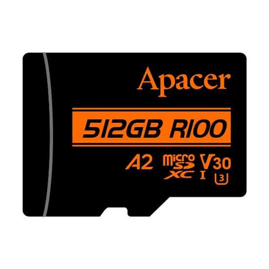 Apacer Micro SDXC 512GB, UHS-I U3 V30 A2