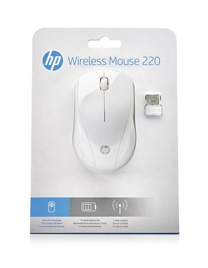 HP Mouse Wireless, Snow, 220, White