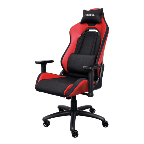 Trust Chair Gaming GXT714R, Ruya, Red/Black