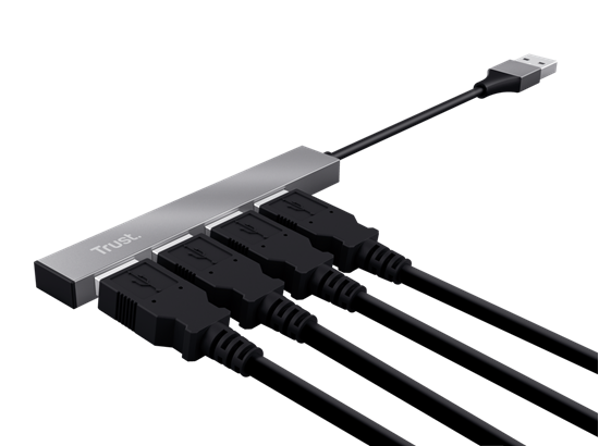 TRUST ADAPTER USB HUB, 4-PORTS, MINI, HALYX