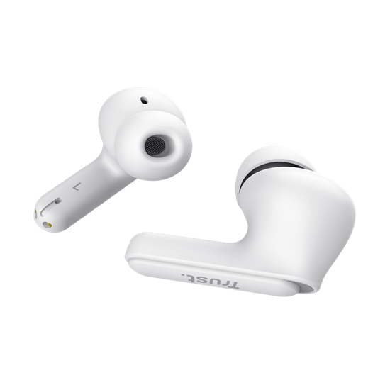 Trust Earphones Yavi, Bluetooth, White