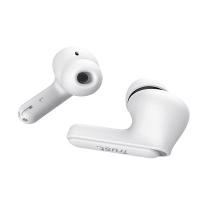 Trust Earphones Yavi, Bluetooth, White