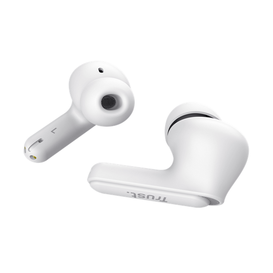 Trust Earphones Yavi, Bluetooth, White
