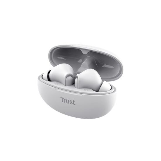 Trust Earbuds Yavi, Bluetooth, White