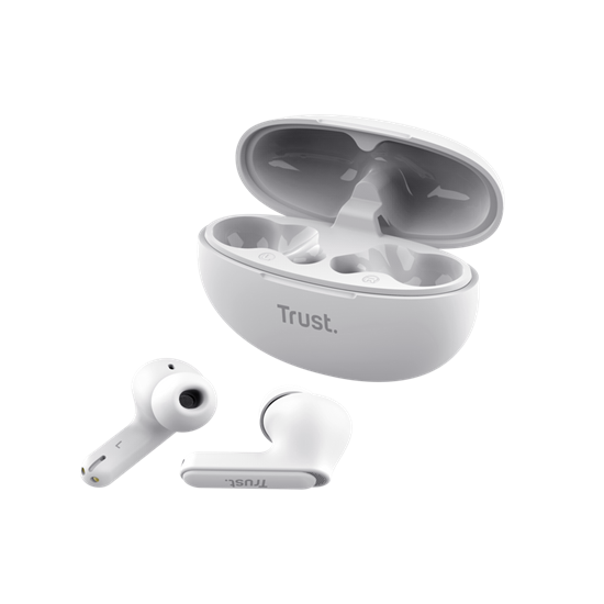 Trust Earbuds Yavi, Bluetooth, White