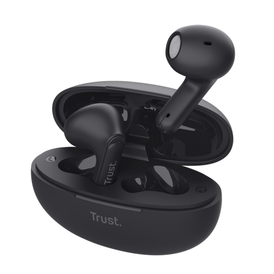 Trust Earphones Yavi, Bluetooth, Black