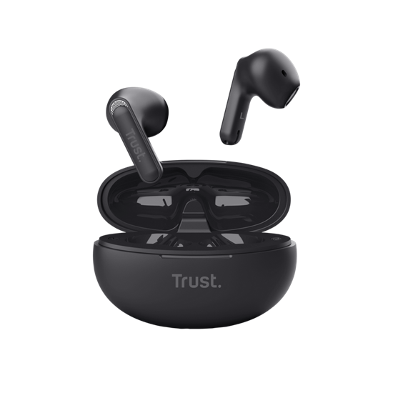 Trust Earphones Yavi, Bluetooth, Black