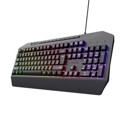 Trust Keyboard Gaming GXT 836 Evocx, RGB Kb, Black