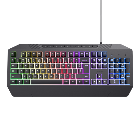 Trust Keyboard Gaming GXT 836 Evocx, RGB Kb, Black