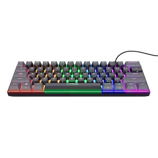 Trust Keyboard Gaming GXT 867 Acira, 60% mini mech