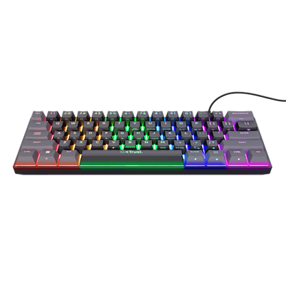 Trust Keyboard Gaming GXT 867 Acira, 60% mini mech