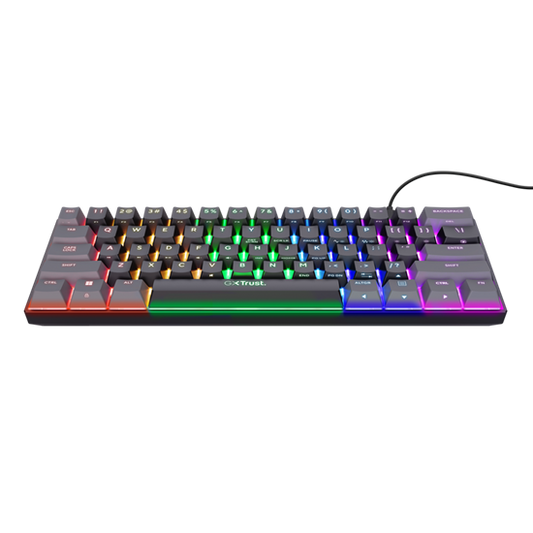 Trust Keyboard Gaming GXT 867 Acira, 60% mini mech