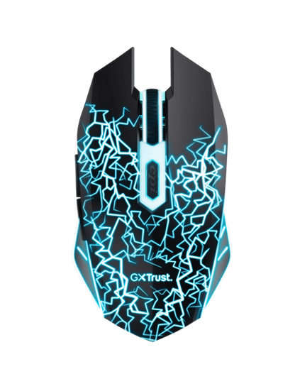 Trust Mouse Gaming, Wireless, 6 buttons, LED light