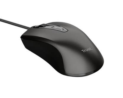 Trust Mouse Wired USB, Black
