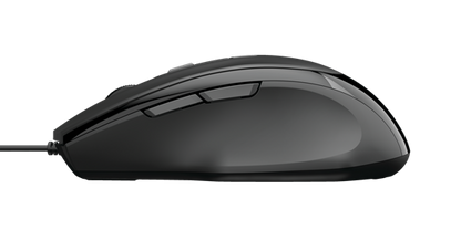 Trust Mouse Wired, Voca, Comfort, Black
