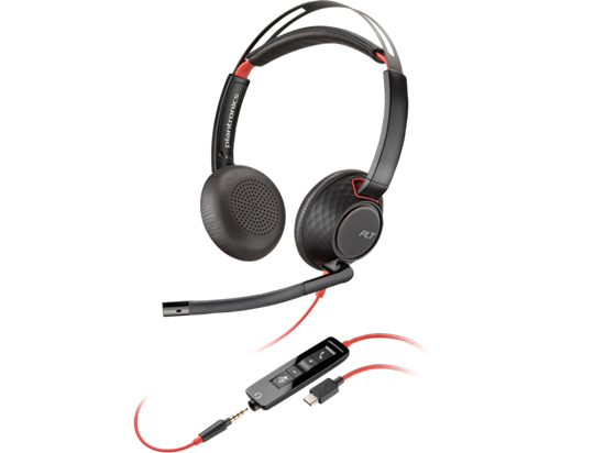 HP Poly Headset BW 5220 USB-C HS +3.5mmP +USB-C/A
