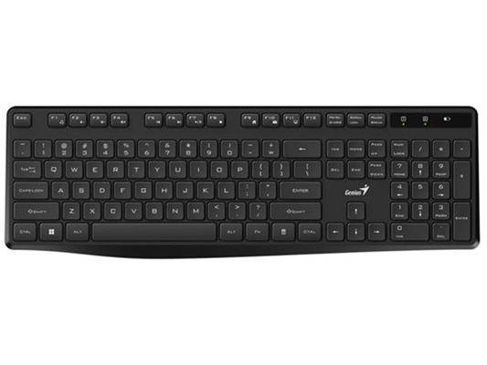 Genius Keyboard KB-7200, Wireless+USB, 2.4GHz, Bla