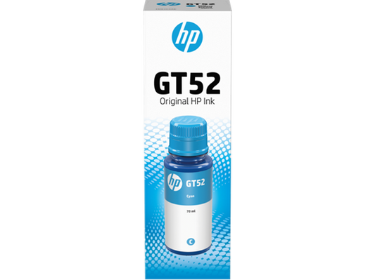 HP GT52 Ink Bottle Cyan