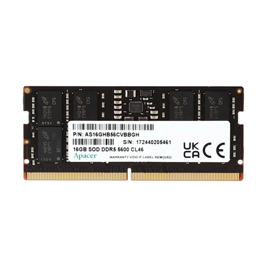 Apacer RAM, 16GB, DDR5 5600-46 2048x8 RP, SO-DIMM