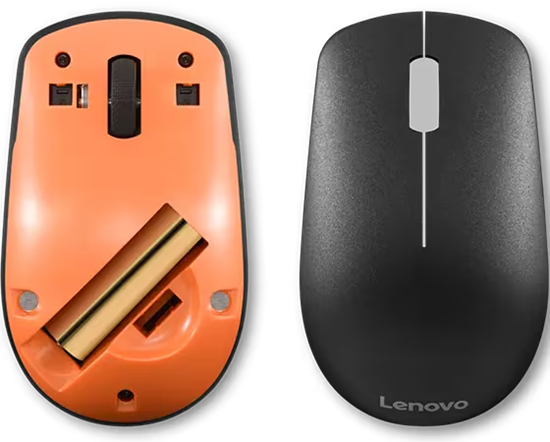 Lenovo Mouse 400, Wireless 2.4Ghz, 3 Buttons, 1,20