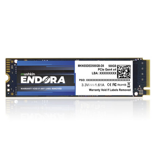 Mushkin SSD, M.2, 500GB, 2280, PCIe Gen4 x4 NVMe 1