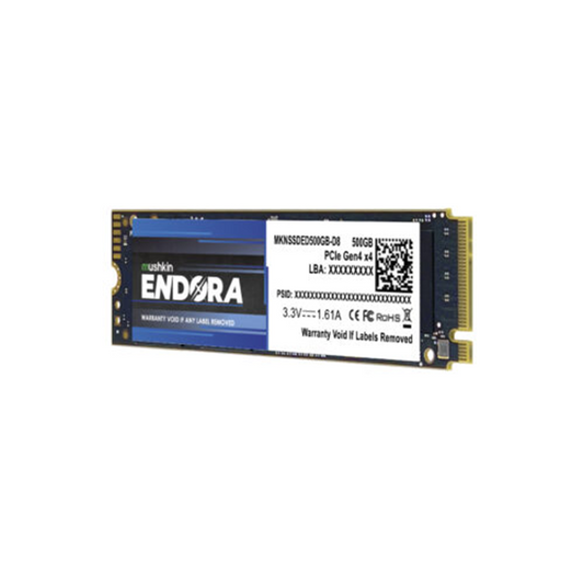 Mushkin SSD, M.2, 500GB, 2280, PCIe Gen4 x4 NVMe 1