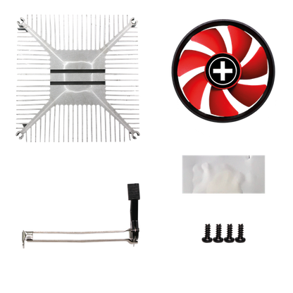 Xilence CPU Cooler, AMD AM4/AM5, 2800+-RPM, Black