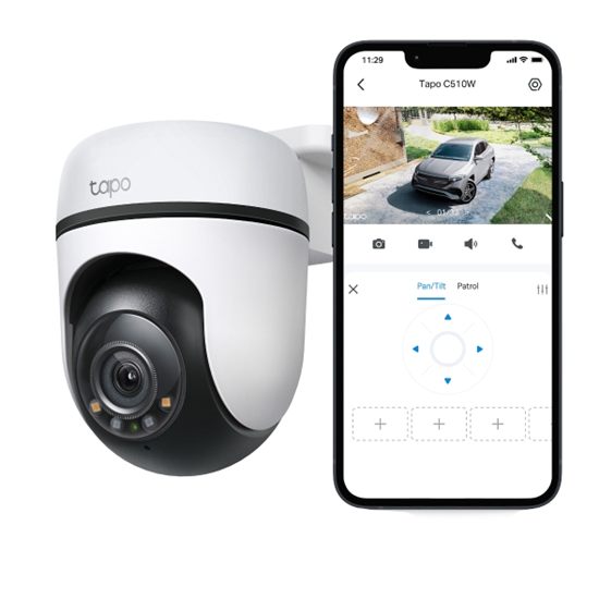 TP-Link Camera Outdoor TAPO,Pan/Tilt WiFi 2K