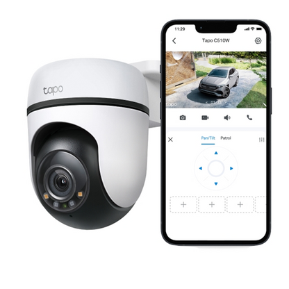 TP-Link Camera Outdoor TAPO,Pan/Tilt WiFi 2K