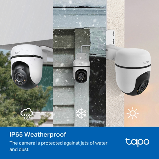 TP-Link Camera Outdoor TAPO,Pan/Tilt WiFi 2K