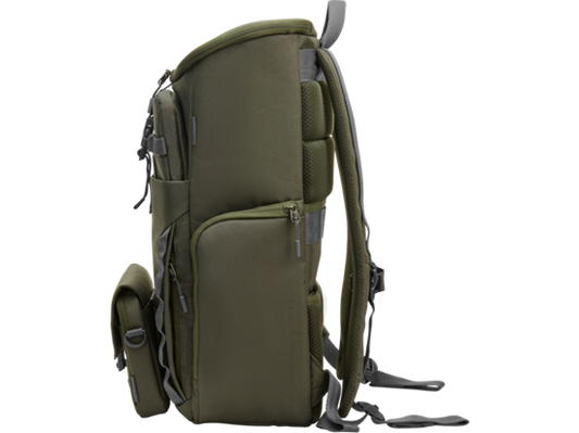 HP Backpack 15.6-inch Modular Laptop, Gray/Green